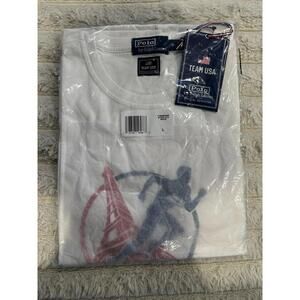 Polo by Ralph Lauren Team USA White Graphic T-Shirt